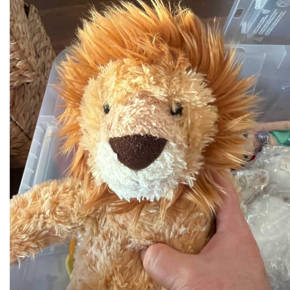 Aurora World Plush Lion Stuffed Animal Toy Tan Mane Kids‎ Childrens